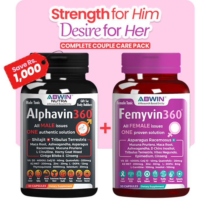 Complete Couple Care Pack (Alphavin 360 + Femyvin 360)