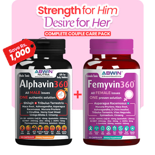 Complete Couple Care Pack (Alphavin 360 + Femyvin 360)